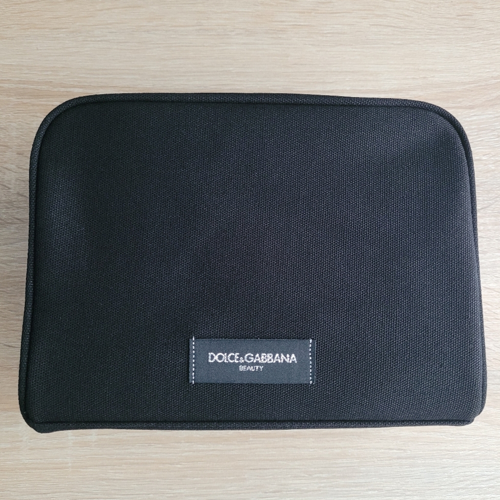 Dolce & Gabbana Travel Toiletry Cosmetic Makeup Beauty Zip Pouch